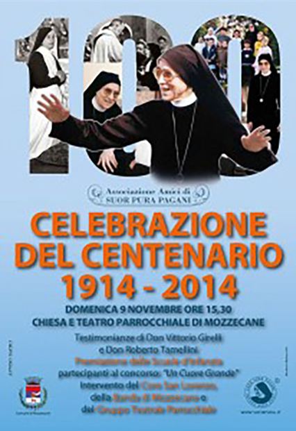 Centenario della nascita di Suor Pura a Campofontana e San Zeno